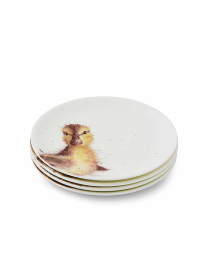 Farmyard Friends Coupe Plates 6.5'' Set of 4